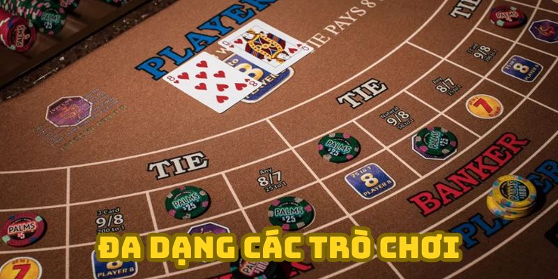 Vô vàn trò chơi để các game thủ trải nghiệm